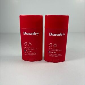 Duradry AM Deodorant & Antiperspirant For Men & Women 2.3 Oz Barca Set Of 2